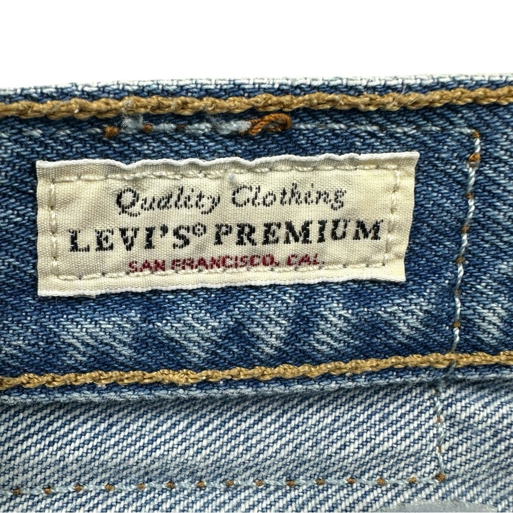 LEVI’S: Premium 501 Women’s Distressed Jean Shorts -Size 26 - Picture 9 of 12